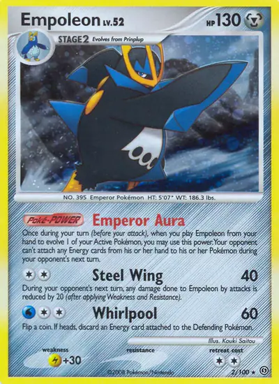 Image de la carte Pokemon Pingoléon 2/100