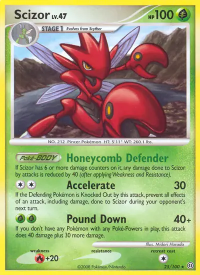 Image de la carte Pokemon Cizayox 25/100