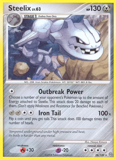 Image de la carte Pokemon Steelix 28/100