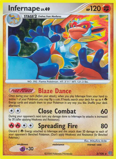 Image de la carte Pokemon Simiabraz 3/100