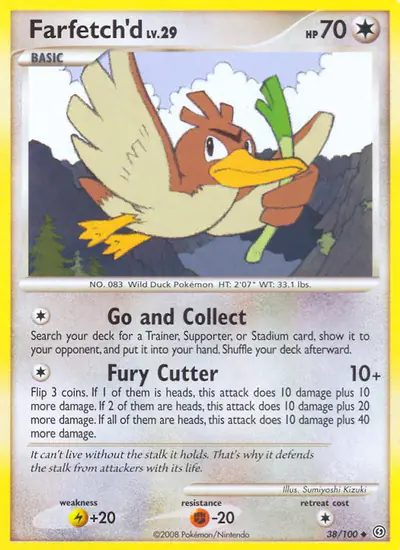 Image de la carte Pokemon Canarticho 38/100