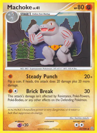 Image de la carte Pokemon Machopeur 41/100