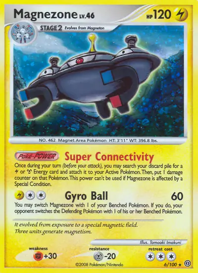 Image de la carte Pokemon Magnézone 6/100