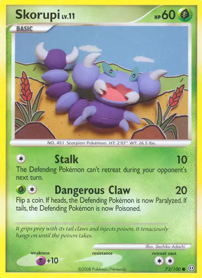 Image de la carte Pokemon Rapion 73/100