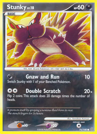 Image de la carte Pokemon Moufouette 76/100