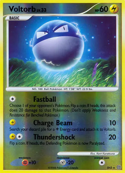 Image de la carte Pokemon Voltorbe SH3/100