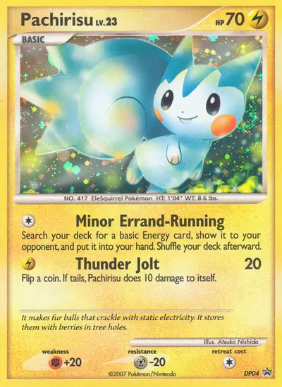 Image de la carte Pokemon Pachirisu DP04/56
