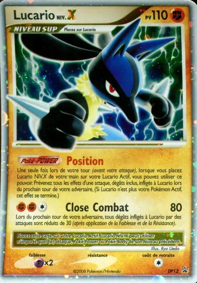Image de la carte Pokemon Lucario DP12/56
