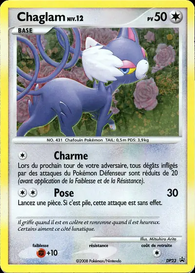 Image de la carte Pokemon Chaglam DP23/56