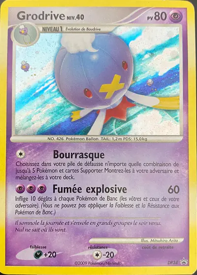 Image de la carte Pokemon Grodrive DP34/56