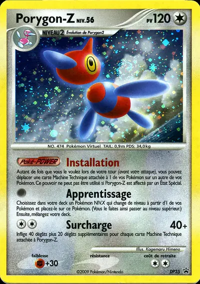 Image de la carte Pokemon Porygon-Z DP35/56
