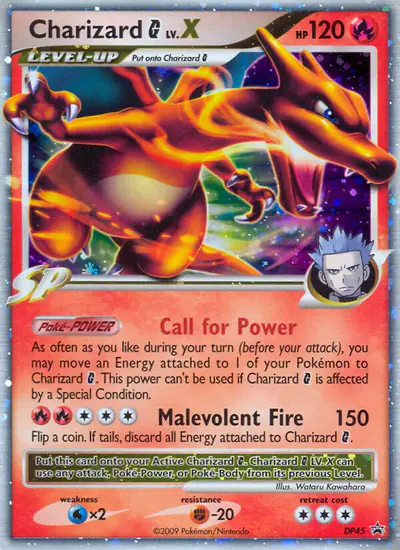 Image de la carte Pokemon Dracaufeu DP45/56