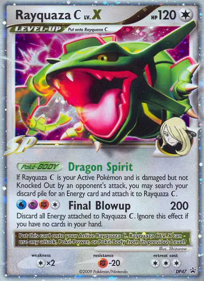 Image de la carte Pokemon Rayquaza DP47/56