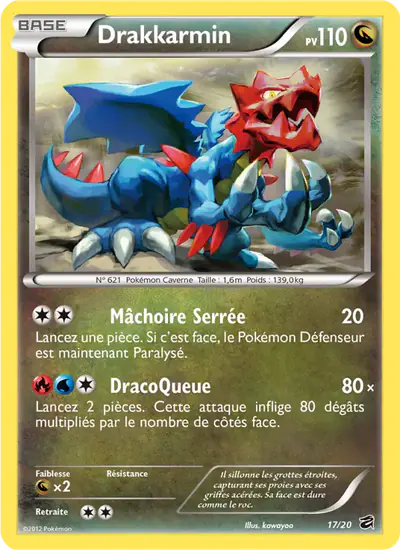 Image de la carte Pokemon Drakkarmin 17/20