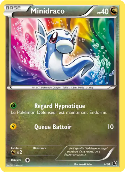Image de la carte Pokemon Minidraco 2/20