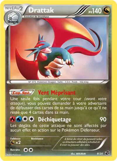 Image de la carte Pokemon Drattak 8/20
