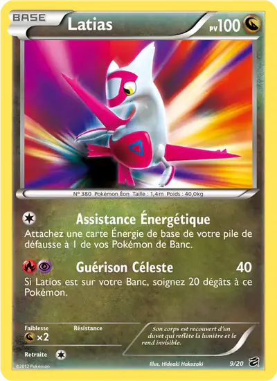 Image de la carte Pokemon Latias 9/20