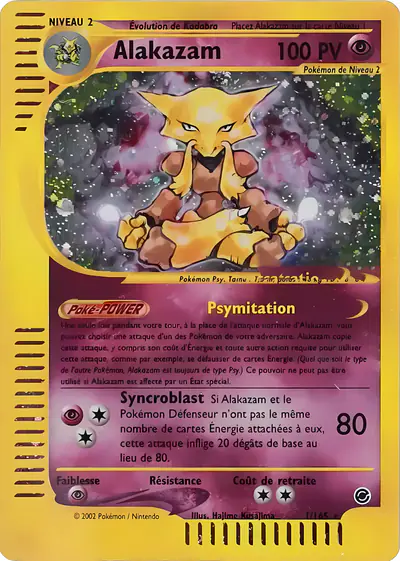 Image de la carte Pokemon Alakazam 1/165