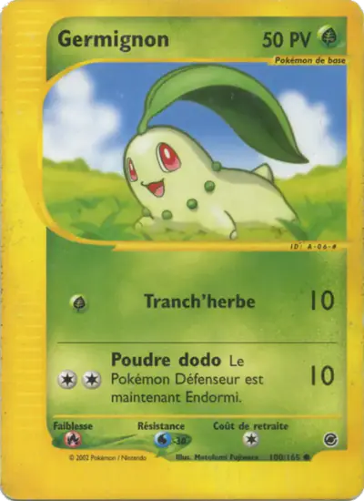 Image de la carte Pokemon Germignon 100/165