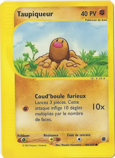 Image de la carte Pokemon Taupiqueur 106/165