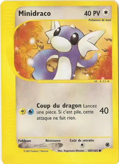 Image de la carte Pokemon Minidraco 107/165