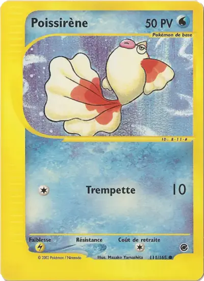 Image de la carte Pokemon Poissirène 111/165