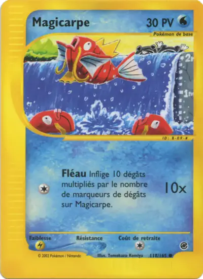 Image de la carte Pokemon Magicarpe 118/165