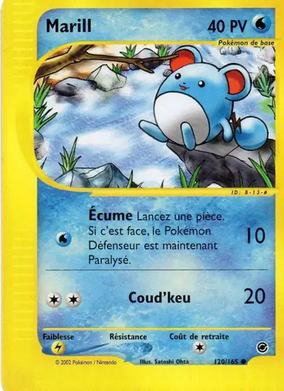 Image de la carte Pokemon Marill 120/165