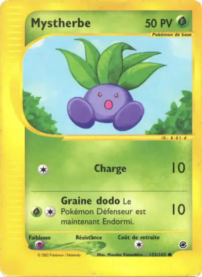 Image de la carte Pokemon Mystherbe 122/165