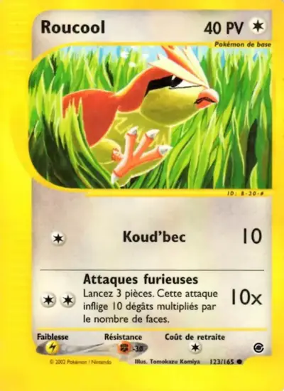 Image de la carte Pokemon Roucool 123/165