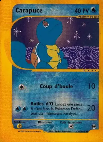 Image de la carte Pokemon Carapuce 132/165