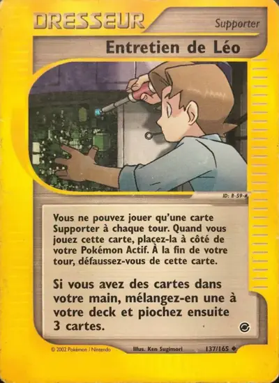 Image de la carte Pokemon Entretien de Léo 137/165