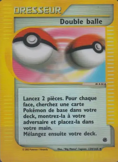 Image de la carte Pokemon Double balle 139/165
