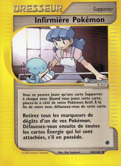 Image de la carte Pokemon Infirmière Pokémon 145/165