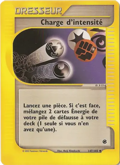 Image de la carte Pokemon Charge d'intensité 147/165