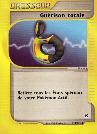 Image de la carte Pokemon Guérison totale 154/165