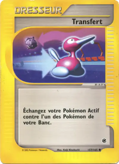 Image de la carte Pokemon Transfert 157/165