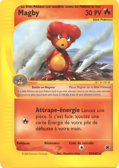 Image de la carte Pokemon Magby 17/165