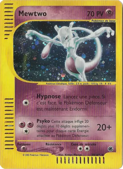 Image de la carte Pokemon Mewtwo 20/165