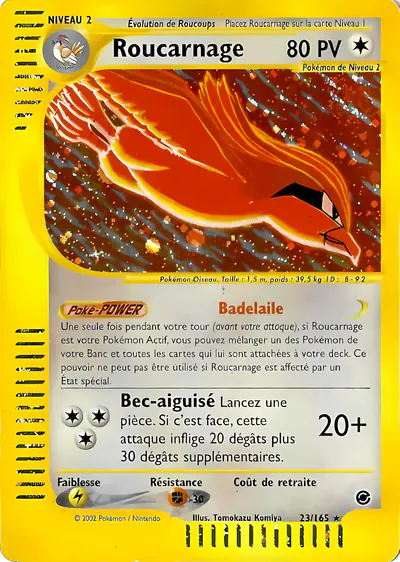 Image de la carte Pokemon Roucarnage 23/165