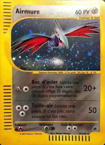 Image de la carte Pokemon Airmure 27/165