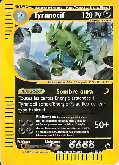 Image de la carte Pokemon Tyranocif 29/165
