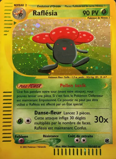 Image de la carte Pokemon Raflésia 31/165