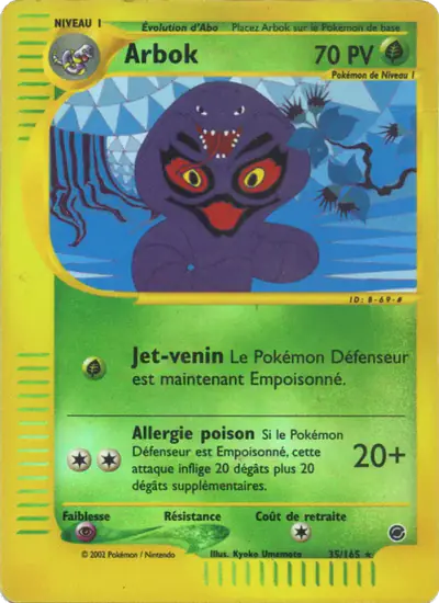 Image de la carte Pokemon Arbok 35/165