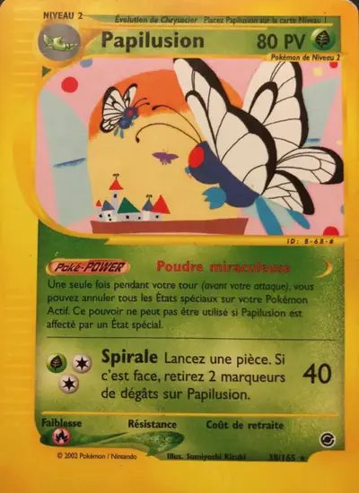 Image de la carte Pokemon Papilusion 38/165