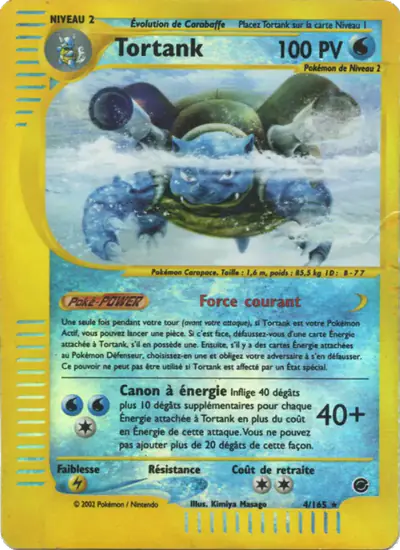 Image de la carte Pokemon Tortank 4/165