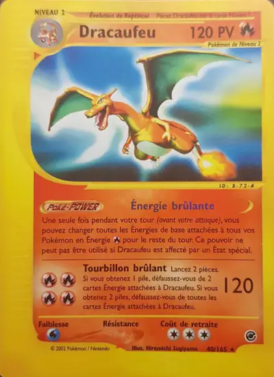 Image de la carte Pokemon Dracaufeu 40/165