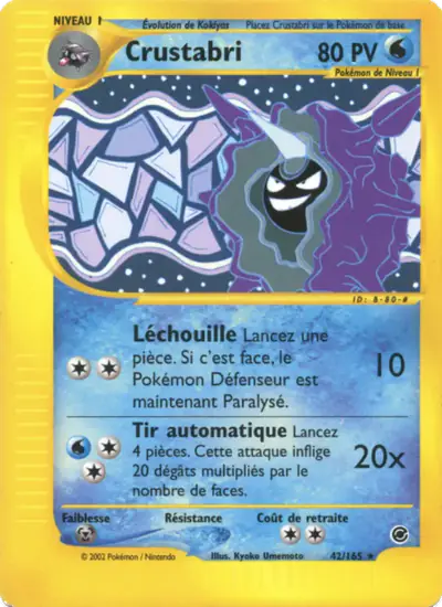 Image de la carte Pokemon Crustabri 42/165