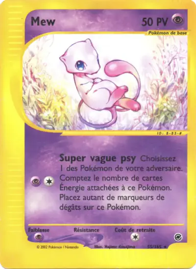 Image de la carte Pokemon Mew 55/165