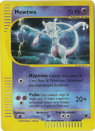 Image de la carte Pokemon Mewtwo 56/165